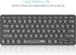 Arteck 2.4G Wireless Keyboard, Ultra Slim Compact Wireless Keyboard with Media Hotkeys for Windows 10/8/7