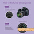 Sides Pinch Snap-On Front Lens Cap/Cover Compatible with Canon, Nikon, Sony, Fujifilm Pentax All DSLR Lenses (25 MM)