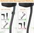 Universal Surround Speaker Stands, Adjustable Height 33" to 42", Pair for Samsung, Vizio, Sony, LG, Roku Small
