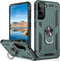 IKAZZ Military Grade Shockproof Heavy Duty Case for Galaxy S21 Plus, Pass 16ft Drop Test with Magnetic Kickstand Car
