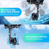 Phone Mount for Car, 360 Rotatable and Retractable Holder for Universal Rearview Mirror Cell Phones