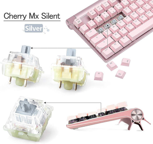 Wholesales Authentic RGB Cherry Switches, Keycap Keyswitches for Corsair & MX8.0 RGB Keyboards (Silver 10PCS)