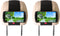 2 Pack Car Phone Headrest Holder, Back Seat Mount for Kids, Compatible with iPhone, Samsung, Google, Other Smartphones