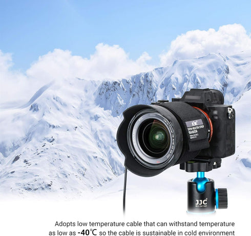 USB Lens Dew Heater Strip with Temperature Regulator for DSLR, Telescopes, Camera Lens, Eyepieces 80mm-110mm