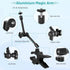 Mippko Mount,360Adjustable 3.5~7.5" Phone Holder Jaw Flex Clamp Clip Aluminium Alloy Arm Mount,Cellphone Clip Stand