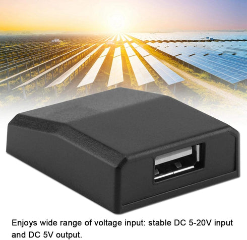 Zerodis Up to 95% High Conversion Solar Power Bank, Portable USB Charger Efficiency Mobile Phone Junction Box