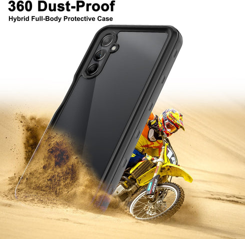 Samsung Galaxy A14 5G Phone Case, Waterproof with Clear Lens/Camera/Screen Protector, Rugged Military Shockproof - 6.6''
