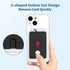 Senose Phone Card Holder, 4 Pack Stick On Wallet for Back of Phone, Compatible for iPhone, Android Phones
