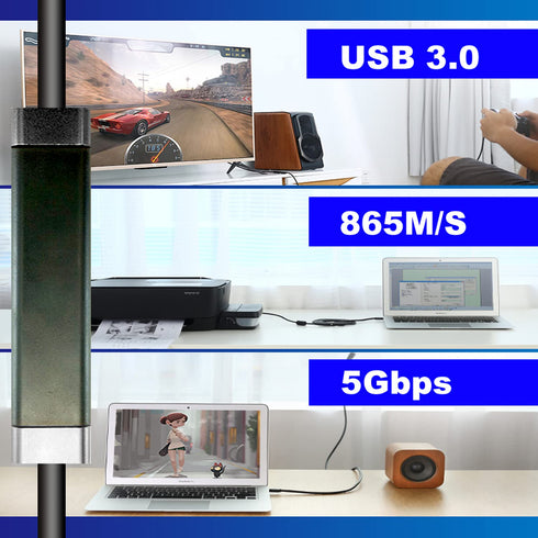YOTETION USB 3.0 Cable 40FT, Male to Male, Compatible with Hard Drive, Cooling Fan, Camera, DVD Player, and More