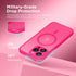 CAPRARO iPhone 13 Pro Max Case: Magnetic, Compatible with MagSafe, Shockproof Protective Slim Translucent Matte - 6.7''