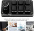 Sonew One Handed Mechanical Keyboard, Programmable with Knob, 6 Key Mini Gaming Keypad, Shortcut DIY (Black)