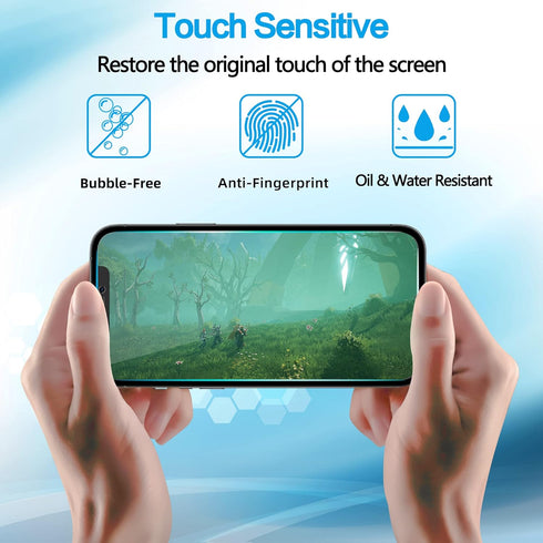 iPhone 12 Pro Max Privacy Screen Protector - 2 Pack, Anti-Spy, Shatterproof, Full Edge Coverage, Bubble Free, Easy