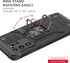 Anqrp Galaxy S20 Ultra Case, Military Grade Protective Phone Cover with Enhanced Metal Ring Kickstand