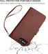 Bocasal PU Leather Wallet Case for iPhone 7/8 Plus with Card Holder, Magnetic Kickstand, Wrist Strap, Removable Flip