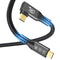 USB4 Cable with Thunderbolt 4, 240W Charging Cable, 40 Gbps Data Cable, 8K @ 60Hz HDR, USB C to USB C Cable, 90Degree