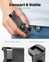 ZOINSHOT 360 2 1/4" All Metal Phone Tripod Mount, Rotation Tripod Phone Mount with Cold Shoes, Adjustable Cell Phone