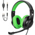 ShinePick Kids Headphones, Over-Ear Gaming Headphones with Microphone and Volume Control for Kids Teens Online School,