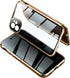 Anti-spy Screen iPhone 12 Pro Max Case, Lock + Magnetic Adsorption Anti-Peeping Metal Frame Protective Cover