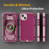 Follaroma 15 15, 6.1", for iPhone Case, Compatible with MagSafe, Heavy Duty Shockproof Protective Phone Case, Anti-Drop