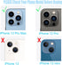 3pcs/Set Rear Back Camera Lens Covers Replacement for iPhone 13 Pro Max Back Rear Glass Camera Lens Replacement for iPhone 13 Pro Max with Pre-Installed Adhesive + Repair Tool Kit Set