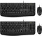 Wired Keyboard and Mouse Combo, EDJO Full-Sized Ergonomic Keyboard with Palm Rest and Optical Wired Mouse