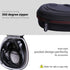 LTGEM Hard Headphone Case for Logitech H390, H430, H570e / JLab Go Work, Black+Grey
