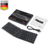 Perixx PERIBOARD-805E US Wireless Foldable Ergonomic Bluetooth Keyboard, Ultra-Thin X Type Keys for iOS, Android,
