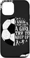 Cute Soccer Phone Cases for iPhone 13 - Funny Soccer Gifts for Teen Girls