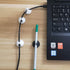 Cable Clips Organizer for Phone Charging Cable, Desktop Cord Clips for USB, Mouse, Headphone, Office, Nightstand