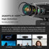 ceabulila 1080P 60FPS Streaming Webcam with Autofocus, Microphone, RGB Light and Tripod, USB Camera for PC/Mac, Plug