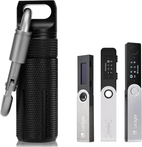 Ledger Nano X S S Plus Waterproof & Shockproof Accessory Case, Compatible Cryptocurrency USB Thumb Drive Storage