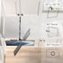 VIVO Under Cabinet Articulating Monitor and Small TV Mount, 13 to 27 inch, Height Adjustable Long Extension Arm, Max