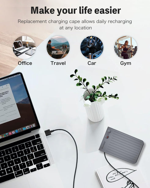 Charger Cable for PLAUD Note, 3.3FT 4 Pin Replacement Magnetic USB Charging Cable