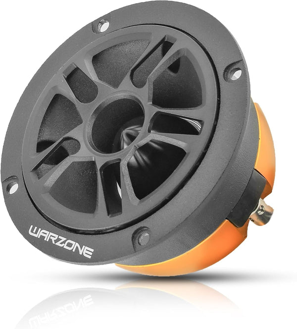 Warzone WZ37TW 3.71-Inch Super Tweeter Speaker, 4 Ohm, 1000W Max Power, 105dB Sensitivity, Titanium Diaphragm, CCAW