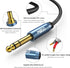 MillSO 1/4 to 3.5mm Headphone Adapter, TRS 6.35mm Male to 3.5mm Female Stereo Jack Audio Adapter