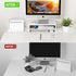 Desk,2 16.5 7.8 5.2 inch BEYGORM White Monitor Stand Riser for Tiers Wood Desk Shelf Computer Screen Stand with Storage
