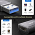 Upgraded USB A to USB C Adapter, 2-Pack USB Male to USB C Female, 60W Type C Port to USB 3.2 Converter, Compatible