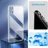 JJGoo Clear Case for iPhone X/Xs, Transparent Shockproof Slim Anti-Scratch Hard PC Back Cover