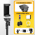 EMART Tripod for iPhone, Adjustable 52’’ Tall Portable Travel Stand, Cell Phone Tripod with Remote for Smartphone