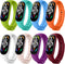 Replacement Bands for Mi Band 7 Strap, Colorful Silicone Wristbands Compatible with Xiaomi Mi Band 7 Accessories