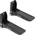 VIVO Steel Universal Dual Soundbar Wall Mount L Brackets, Adjustable Extending Speaker Arm Holders, Black
