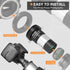 Alstar 1.25" 2X Barlow Lens, MultiCoated Metal with M42x0.75 Thread Camera Interface for Telescopes