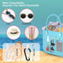 Silicone Phone Holder for Bogg Bags, Gray with 2 Hooks & 2 Carabiners, Soft Insert Case Cell Phone Holder for Tote Bag