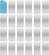 Aecsze 24 Pack Adhesive Metal Plates for Magnetic Mount, 2.3x1.1in Metal Strips for
