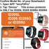 3D Screen Protector Compatible with 1.3 inches ID205L Smart Watch, 3-PACK for ID205 Series