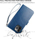Bocasal Wallet Case for iPhone 11 Pro Max, Card Holder PU Leather, Magnetic Detachable Kickstand, Shockproof Flip Cover