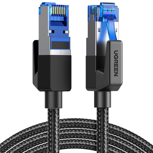 UGREEN Cat 8 Ethernet Cable 15FT, High Speed Braided 40Gbps 2000Mhz Network