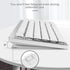 LeadsaiL 2.4Ghz 98-Key Wireless Keyboard and Mouse Combo, Cordless Mechanical Keyboard and Silent Mouse for Business