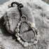 RUIYDZ Luxury Pearl Phone Wrist Strap Crystal Diamond Beaded Keychain Wristlet for Phone Chain Wristlet Glitter