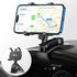 Car Phone Holder for Dashboard, 360 Degree Rotation Clip Design Compatible with All Smart Phones